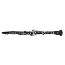 Clarinete Baquelite Em Bb Com 17 Chaves Prateadas 16463 - Dominante