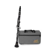 Clarinete Baquelite Em Bb Com 17 Chaves Prateadas - Dominante Clarinete Baquelite Em Bb Com 17 Chaves Prateadas - Dominante