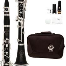 Clarinete Eagle CL04 Sib 17 Chaves Com Estojo