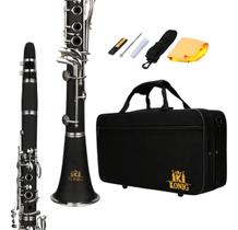 Clarinete Em Si Bemol 17 Chaves Niquelada Ccb Konig
