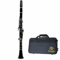 Clarinete SCHIEFFER 17 Chaves Sib Bb SCHCL-001B Niquelada