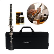 Clarinete Vogga 17 Chaves Niqueladas Vscl701n + Polidor Rove Clarinete Vogga 17 Chaves Niqueladas Vscl701n + Polidor Rove