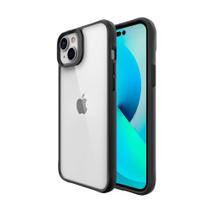 Clarity Case para iPhone 14 Plus Transparente com Preto - Capa Antichoque Dupla