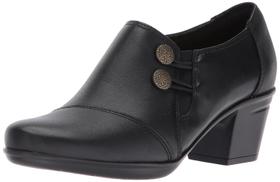 Clarks Mocassim Feminino Emslie Warren Couro Preto 37 BR