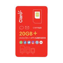 CLARO Chip Flex com 20GB De Internet