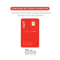 CLARO Chip Pré Pago com recarga