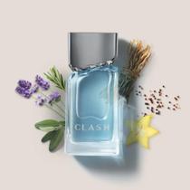 Clash Desodorante Colônia 100ml Perfume Lançamento mais vendido - Amadeirada Vetiver - Medina
