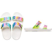 Classic crocs spray dye sandal white/multi