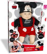 Classic Dolls Recém Nascido Mickey Mouse 5161 - Roma