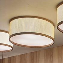 Classic Plafon 1261 Palha Leve Pl4517 P/3lamp E27
