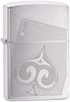 Classic Zippo Poker - Modelo 29685 Ace of Spade - Escovado