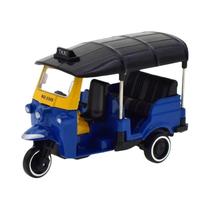 Clássico Modelo De Tuk Tuk Táxi Em Escala 1:43 De Metal Fundido Bangkok Índia Triciclo Carro