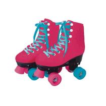 Classico Patins Rosa 4 Rodas 35-36 - Fun F0008-2