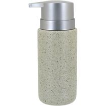 CLÁSSICO PORTA SABONETE LIQUIDO 16x8x6cm 260ml CERÂMICA BEGE