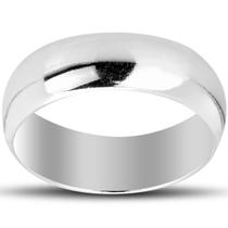 Clássico R-06-6 Feminino Sterling Silver 6mm Banda Ring, Tamanho 6 - Classic