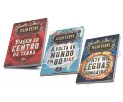 Clássicos Júlio Verne Kit Viagens Extraordinárias 3 Volumes - Princips