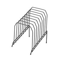 Classificador de arquivos de mesa STAPLES Metal Incline 8 compartimentos
