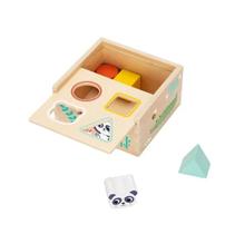 Classificador de Formas - Pandinha, da Hi Pando - Brinquedo de Madeira de encaixar peças geométricas - Cód. HP032
