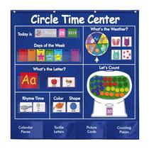 Classroom Pocket Chart Circle Time Center com mais de 200 cartões