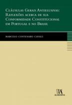 Cláusulas Gerais Antielusivas: Reflexões Acerca de sua Conformidade Constitucional em Portugal e no Brasil - ALMEDINA