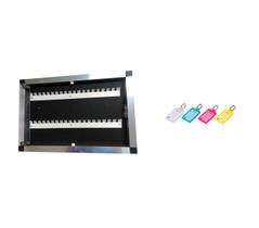 Claviculário Organizador Chaves P/ 40 Chaves + 40 Chaveiros Claviculário Organizador Chaves P/ 40 Chaves + 40 Chaveiros