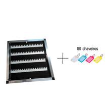 Claviculario Organizador Chaves P/ 80 Chaves + 80 Chaveiros Claviculario Organizador Chaves P/ 80 Chaves + 80 Chaveiros