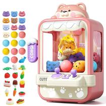 Claw Machine Jovow para crianças com música e 35 minibrinquedos, pequenos Claw Machine Jovow para crianças com música e 35 minibrinquedos, pequenos