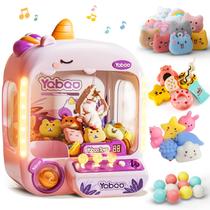 Claw Machine Vanvimen Unicorns para crianças com moedas/contagem regressiva/prêmios Claw Machine Vanvimen Unicorns para crianças com moedas/contagem regressiva/prêmios