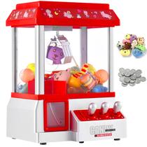 Claw Machine VISATOR para crianças com brinquedos de pelúcia e adesivos Claw Machine VISATOR para crianças com brinquedos de pelúcia e adesivos