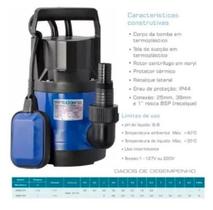 Claw Wms40H Bomba De Água Submersível Agua Limpa 1/2Cv 220V