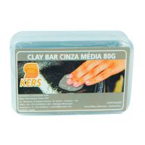 Clay Bar Cinza Médio 80g (kers) Clay Bar Cinza Médio 80g (kers)
