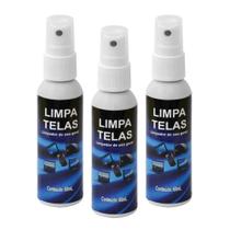 Clean Limpa Telas E Óculos 60Ml Implastec Kit 3