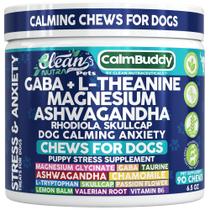 Clean Nutraceuticals CalmBuddy Dog Calming Chews (90 unidades)