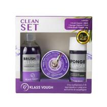 Clean Set Kit Trio de Limpadores de Pincéis e Esponjas Klass Vough Clean Set Kit Trio de Limpadores de Pincéis e Esponjas Klass Vough