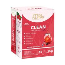 Clean tea 75g frutas vermelhas - display 15x5