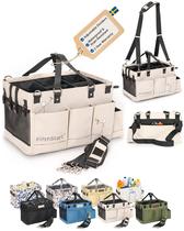 Cleaning Caddy FifthStart Multiuse com alça, 9 bolsos, bege Cleaning Caddy FifthStart Multiuse com alça, 9 bolsos, bege