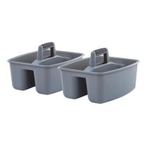 Cleaning Caddy Mighty Tuff Rough and Rugged Grey/Black, 2 unidades