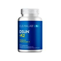 Cleanlab Dsun + K2 - Vitamina D 1000 Ui + K2 - 60 Cápsulas