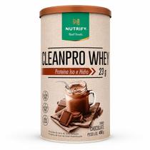 Cleanpro Whey Iso e Hidro Sabor Chocolate 450g Nurtify Sabor:Chocolate