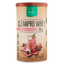 CleanPro Whey Protein Isolado Hidrolisado Clean Label Frutas Vermelhas 450g - Nutrify