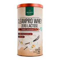 Cleanpro Whey Zero Lactose Lata 450g Sabor Baunilha Nutrify