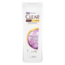 Clear shampoo anticaspa hidratação intensa com 200ml