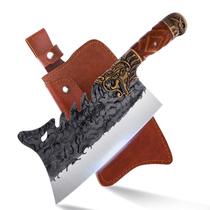 Cleaver Knife ROCOCO Meat Cutting Heavy Duty Bone Butcher Cleaver Knife ROCOCO Meat Cutting Heavy Duty Bone Butcher