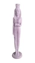Cleópatra Rainha do Egito Egípcia Gesso Cru Para Pintar 45 CM - Arte & Decoração