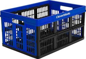 Clevermade CleverCrates Caixa Dobrável Organizadora 45L Azul