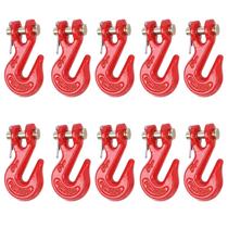 Clevis Grab Hook Lechansen G80 1/4 3300 libras de carga de trabalho, pacote com 10
