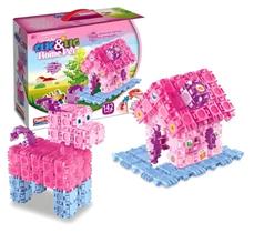 Clic E Lig Home Pet 142 Peças Brinquedo Para Montar - Plasbrink
