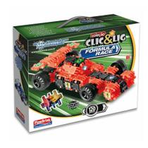 Clic lig fórmula race para montar - plasbrink 100 peças