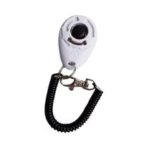 Clicker De Treinamento Para Cães Com Pulseira Ajustável, Som Plástico, Treinador De Gato, Chaveiro,