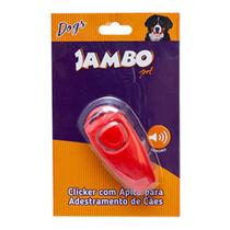 Clicker Vermelho Com Apito Para Adestramento De Caes - Jambo